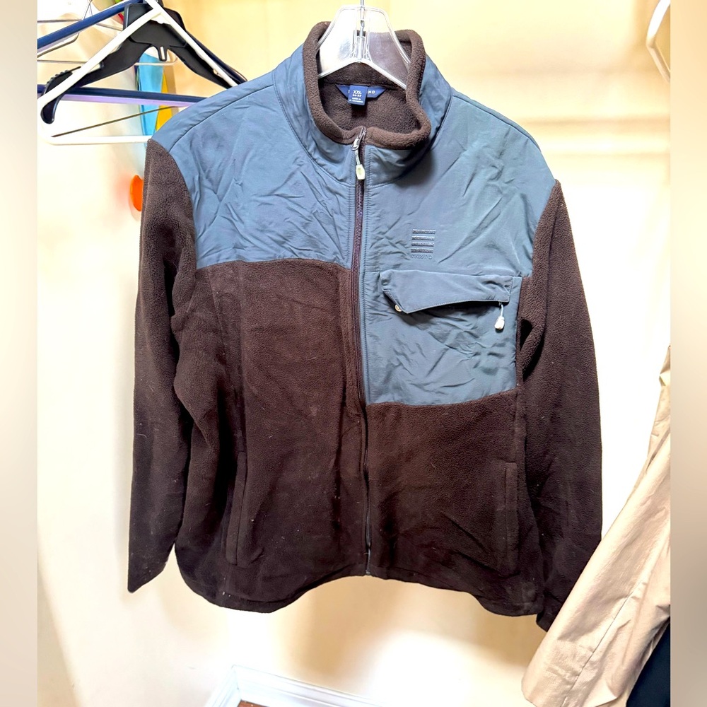 Lands End Fleece Coat XXL